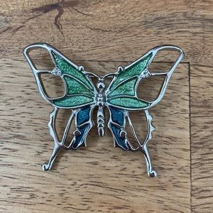 Liz Claiborne Butterfly Brooch
